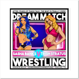 Sasha Banks vs Trish Stratus Posters and Art